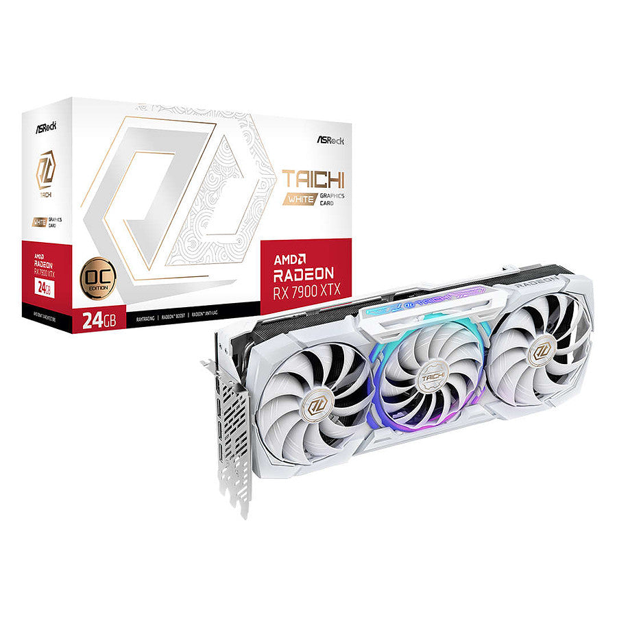 ASRock RX 7900 XTX Taichi White 24GB OC prix maroc- Smartmarket.ma