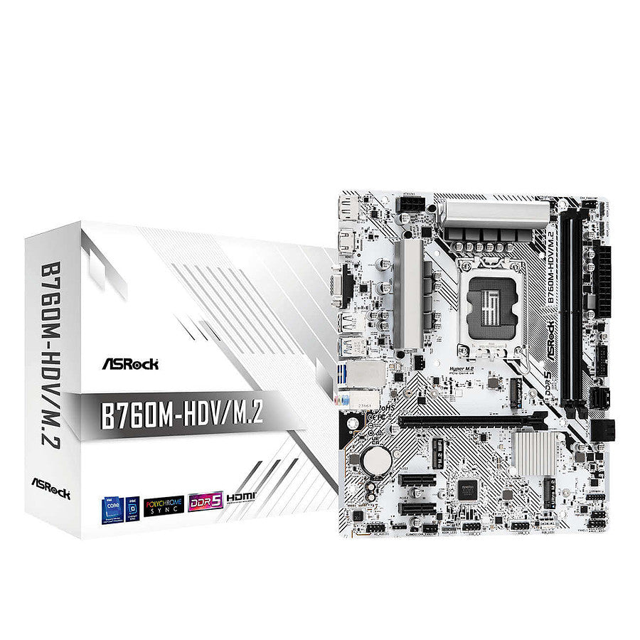 ASRock B760M-HDV/M.2 prix maroc- Smartmarket.ma