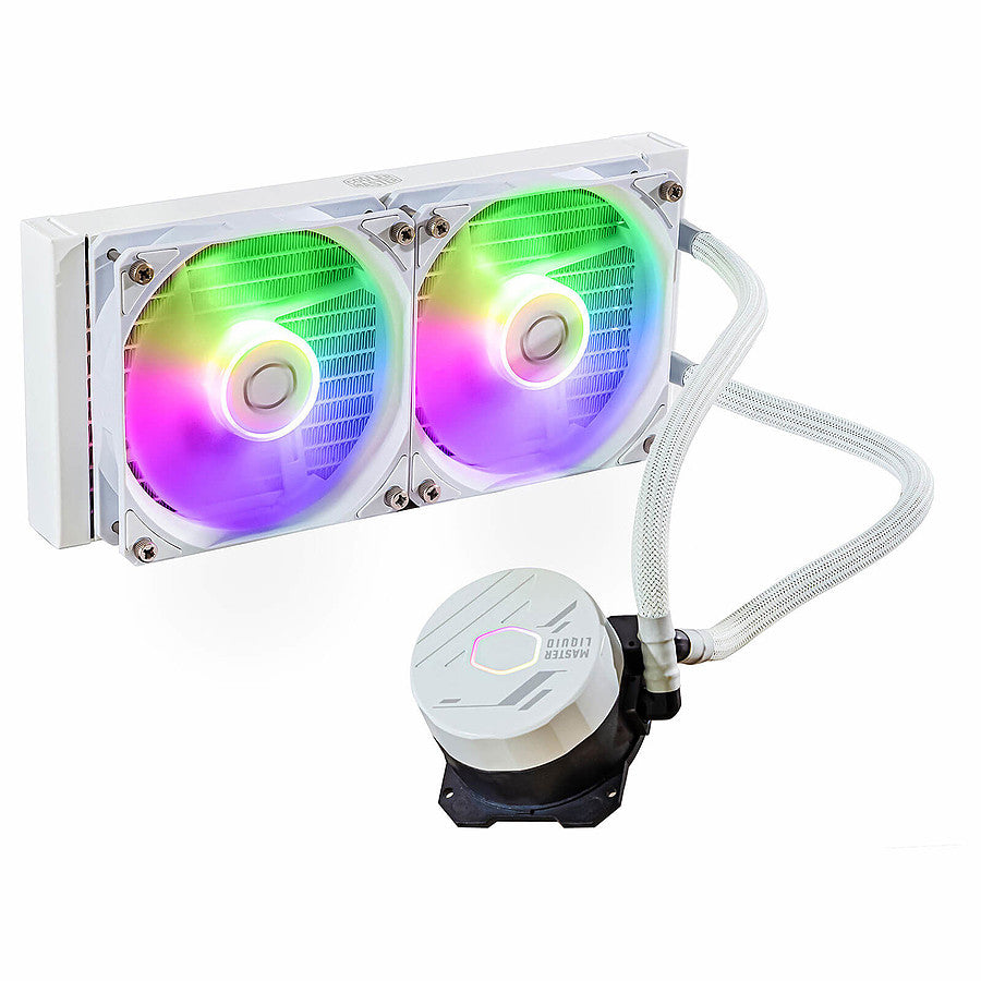 Cooler Master MasterLiquid ML240 Core ARGB - Blanc prix maroc- Smartmarket.ma