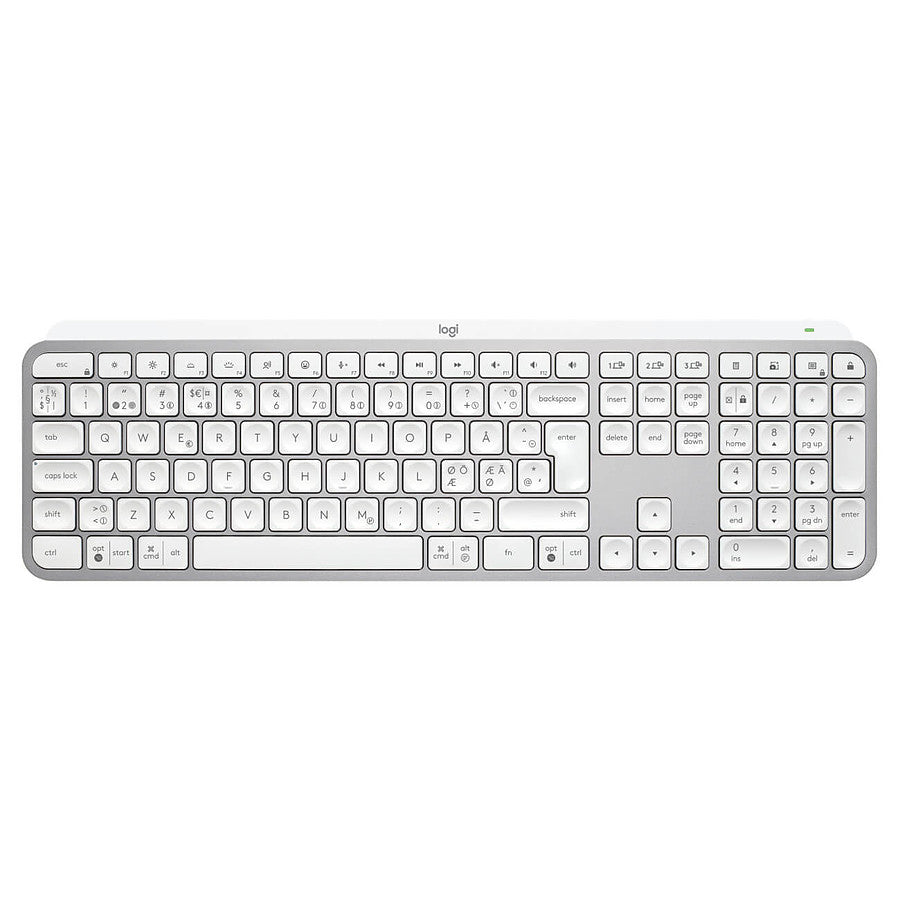 Logitech MX Keys S - Gris pâle prix maroc- Smartmarket.ma