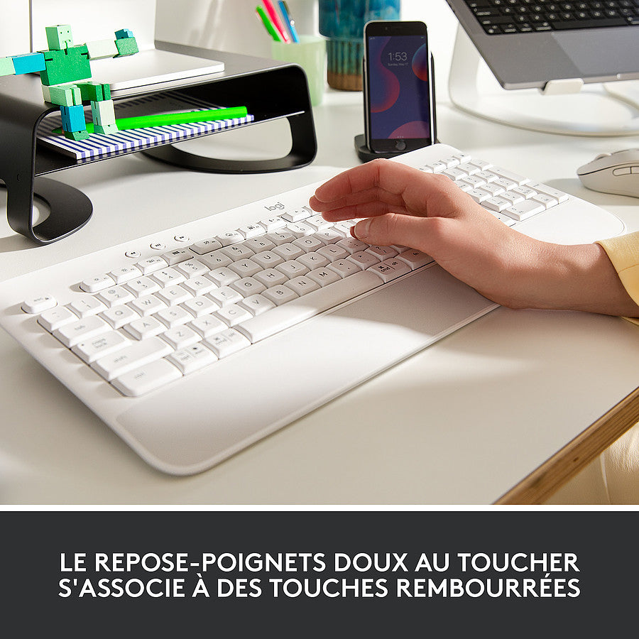 Logitech Signature K650 - Blanc prix maroc- Smartmarket.ma