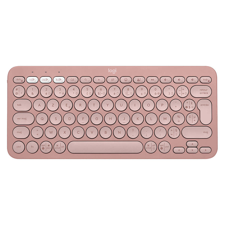 Logitech Pebble Keys 2 K380s - Rose prix maroc- Smartmarket.ma