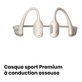 Shokz OpenRun Pro Mini Beige - Casque sans fil prix maroc- Smartmarket.ma