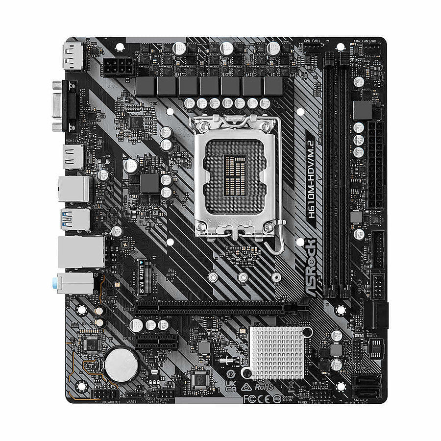 ASRock H610M-HDV/M.2 R2.0 prix maroc- Smartmarket.ma