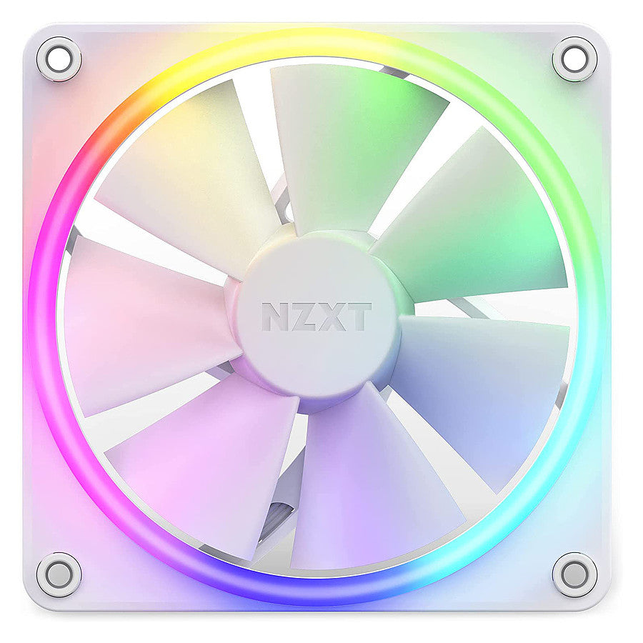 NZXT F120 RGB - Blanc prix maroc- Smartmarket.ma