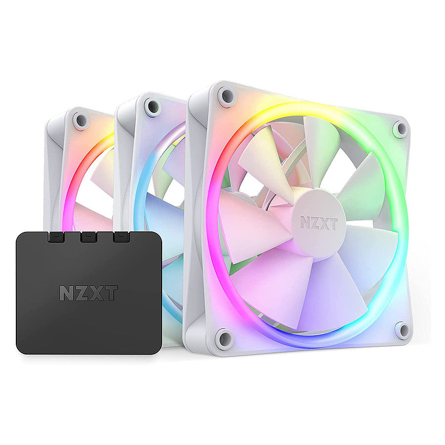 NZXT F120 RGB Triple Pack - Blanc prix maroc- Smartmarket.ma