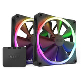 NZXT F140 RGB Twin Pack - Noir prix maroc- Smartmarket.ma