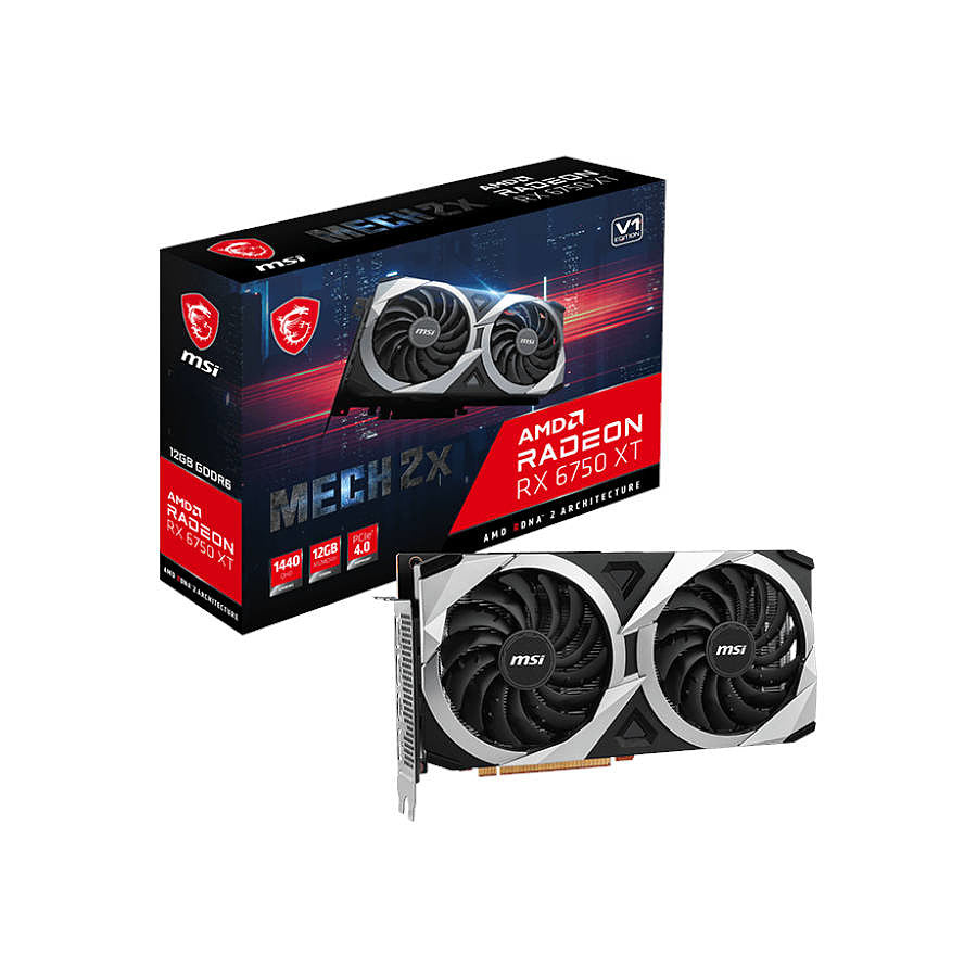 MSI Radeon RX 6750 XT MECH 2X 12G V1 prix maroc- Smartmarket.ma