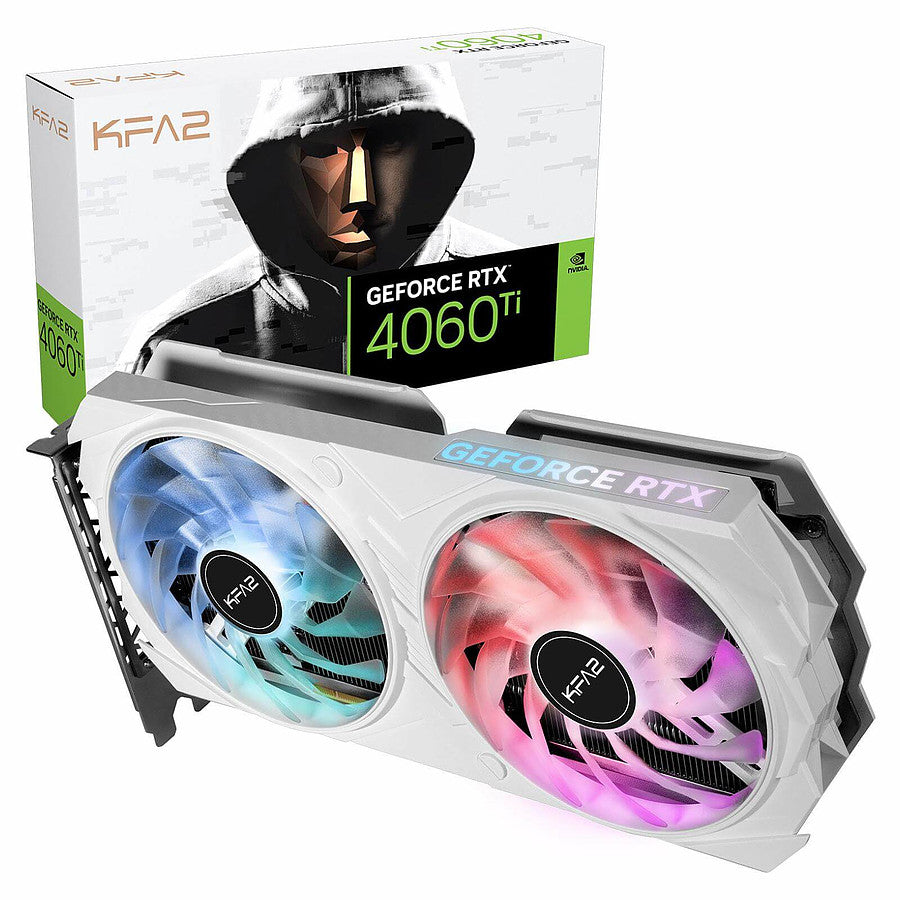 KFA2 GeForce RTX 4060 Ti EX Gamer White (1-Click OC) prix maroc- Smartmarket.ma