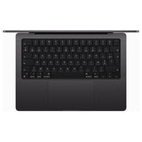 Macbook Apple MacBook Pro M3 Pro 14" Noir sidéral 18Go/512 Go (MRX33FN/A-GPU18-QWERTY-INT) - Maroc