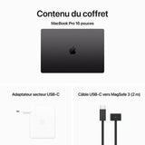 Macbook Apple MacBook Pro M3 Pro 16" Noir sidéral 36Go/2 To (MRW13FN/A-36GB-2TB) - Maroc