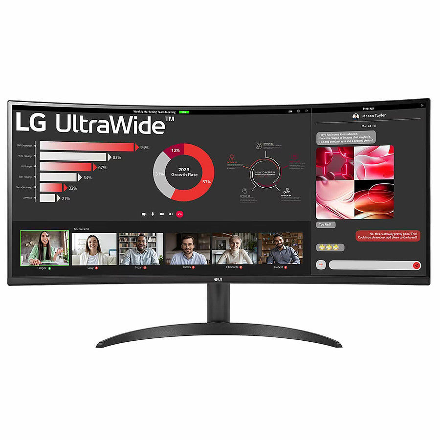 LG 34WR50QC-B prix maroc- Smartmarket.ma