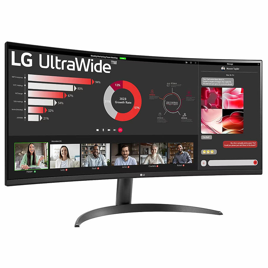 LG 34WR50QC-B prix maroc- Smartmarket.ma