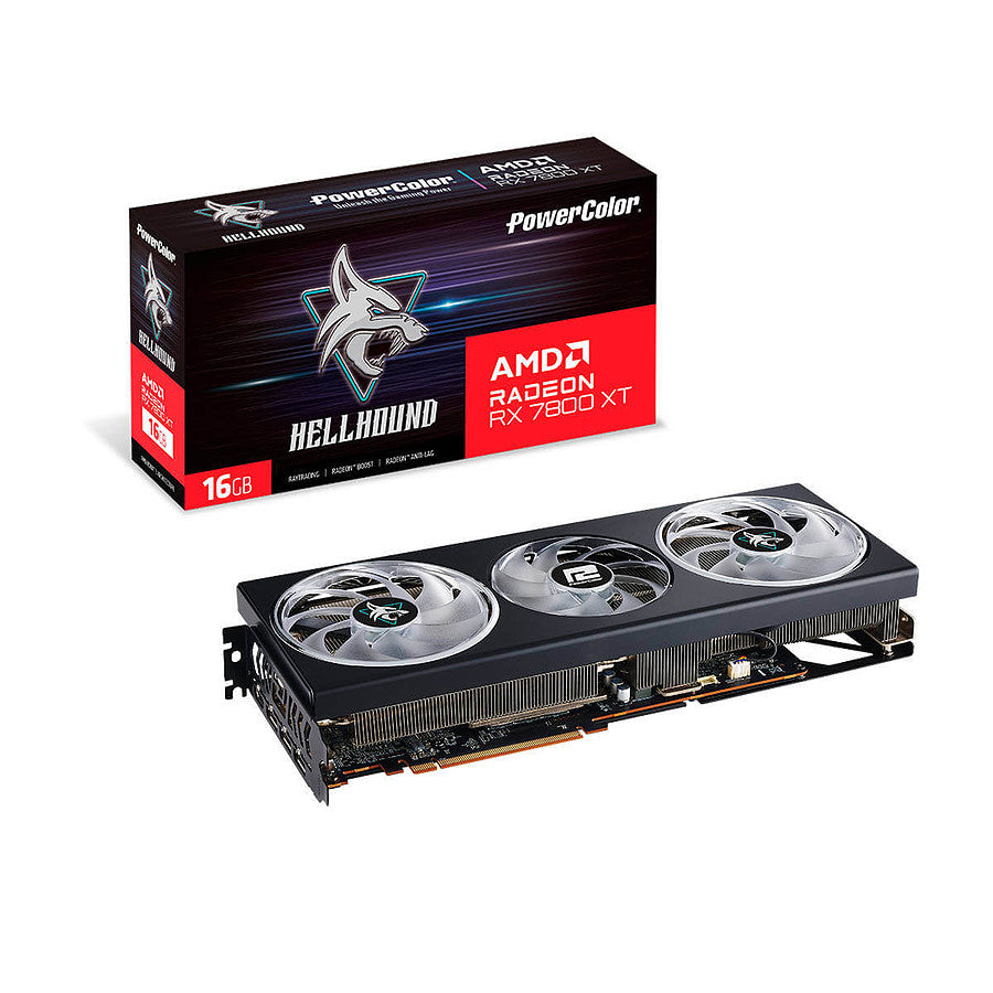 PowerColor Radeon RX 7800 XT Hellhound 16GB prix maroc- Smartmarket.ma