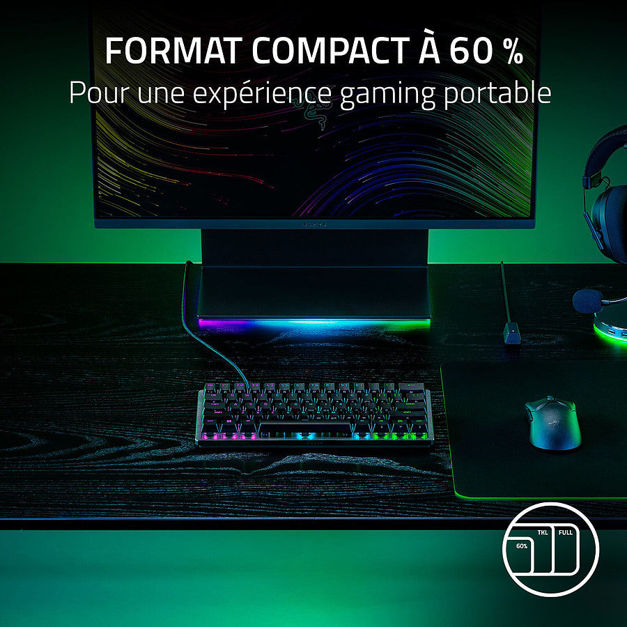 Razer Huntsman V3 Pro Mini - Razer Analog Optical Gen-2 prix maroc- Smartmarket.ma