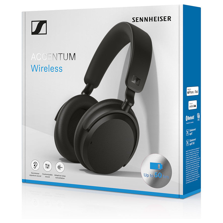 Sennheiser ACCENTUM Plus Wireless Noir - Casque sans fil prix maroc- Smartmarket.ma