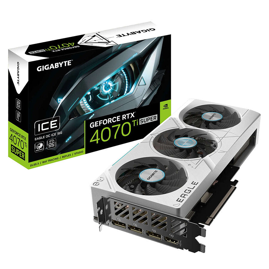 Gigabyte GeForce RTX 4070 Ti SUPER EAGLE OC ICE 16G prix maroc- Smartmarket.ma