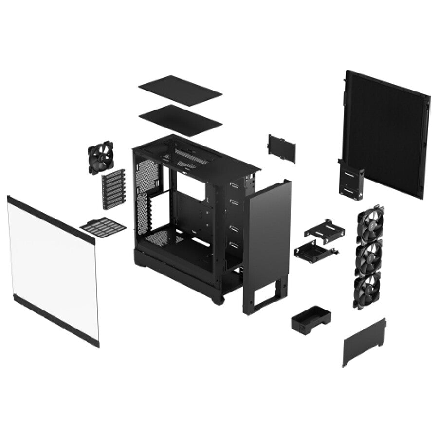 Fractal Design Pop XL Silent Solid - Noir prix maroc- Smartmarket.ma