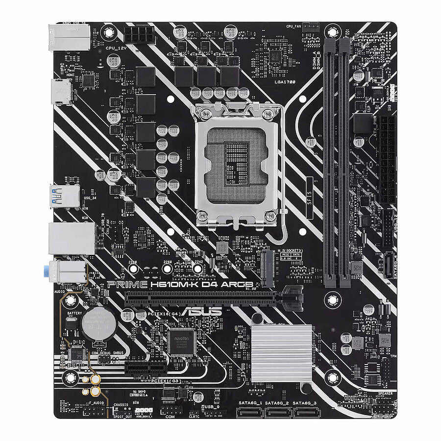 Asus PRIME H610M-K D4 ARGB prix maroc- Smartmarket.ma