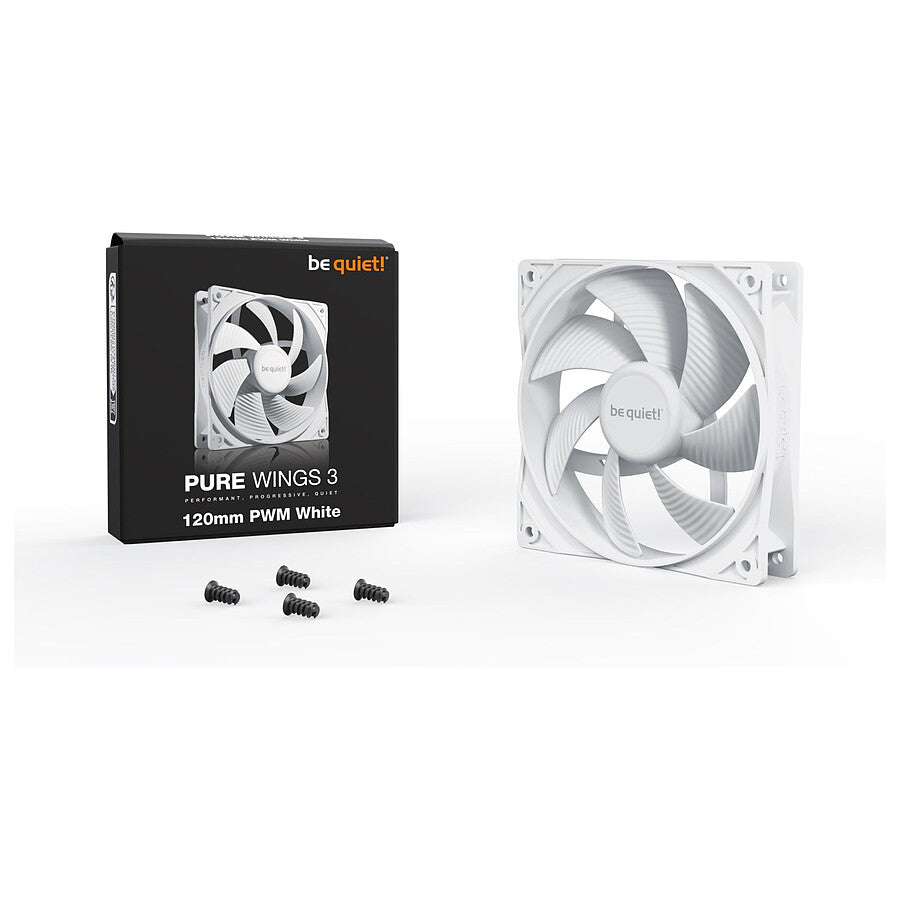 Ventilateur Boîtier be quiet! Pure Wings 3 120 mm PWM - Blanc - Maroc