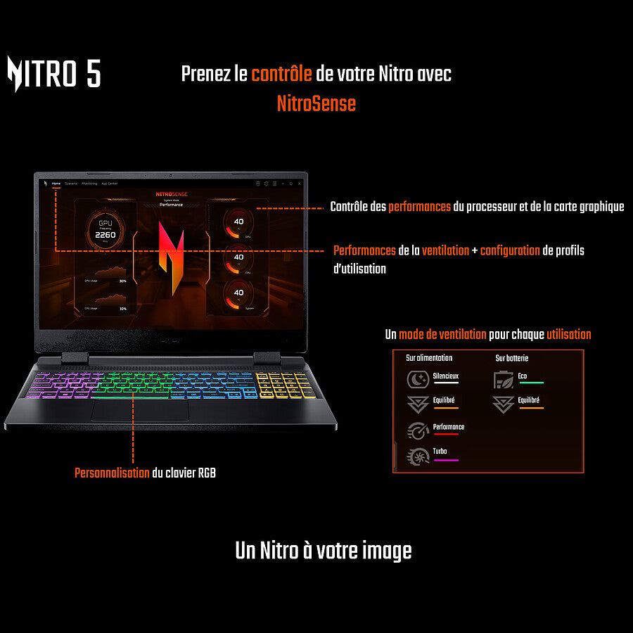 Acer Nitro 5 AN515-58-92VG prix maroc- Smartmarket.ma