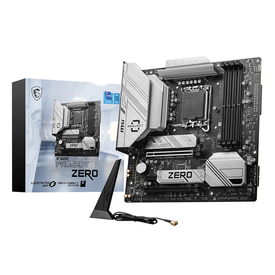 MSI B760M PROJECT ZERO prix maroc- Smartmarket.ma