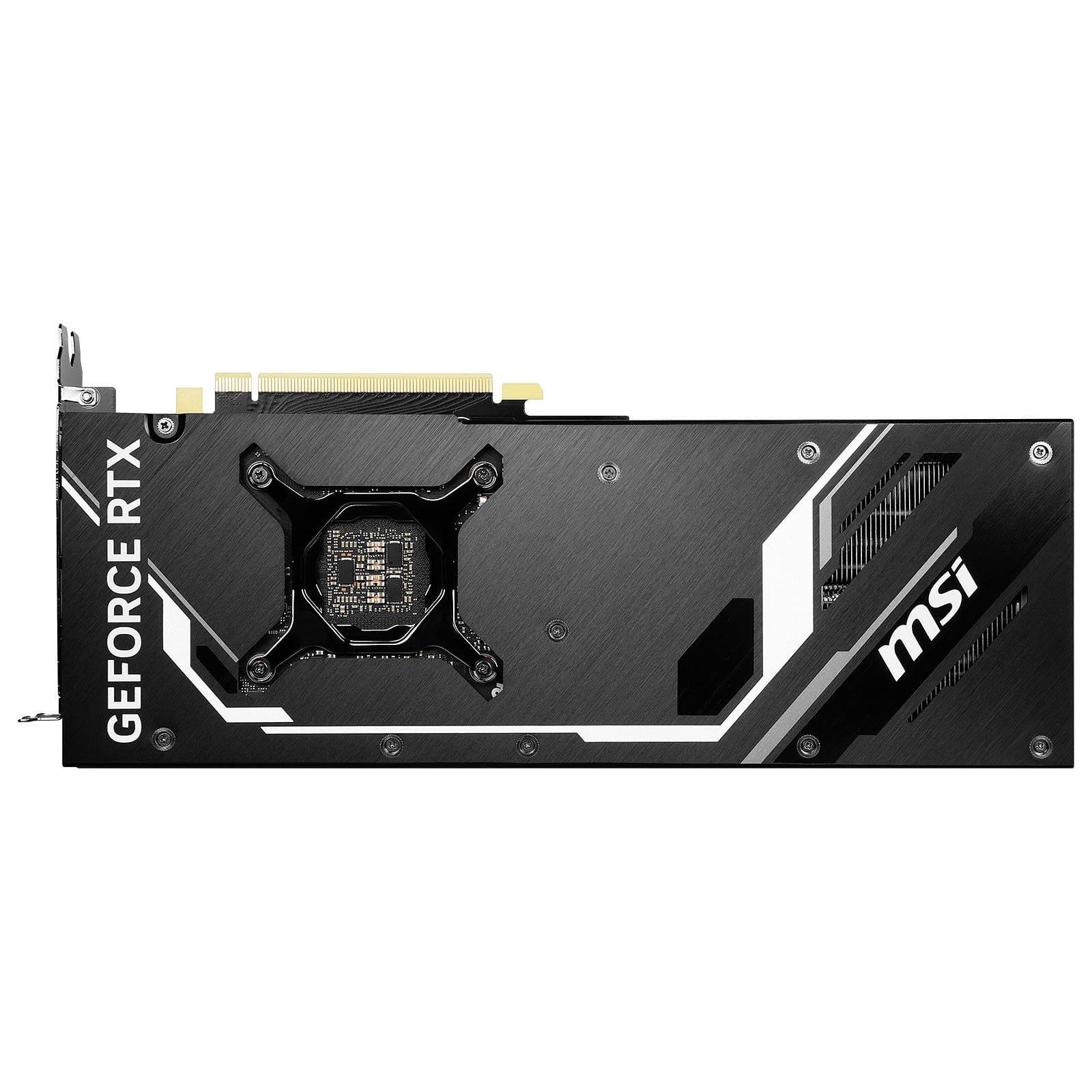 MSI GeForce RTX 4070 Ti VENTUS 3X 12G OC backfront 