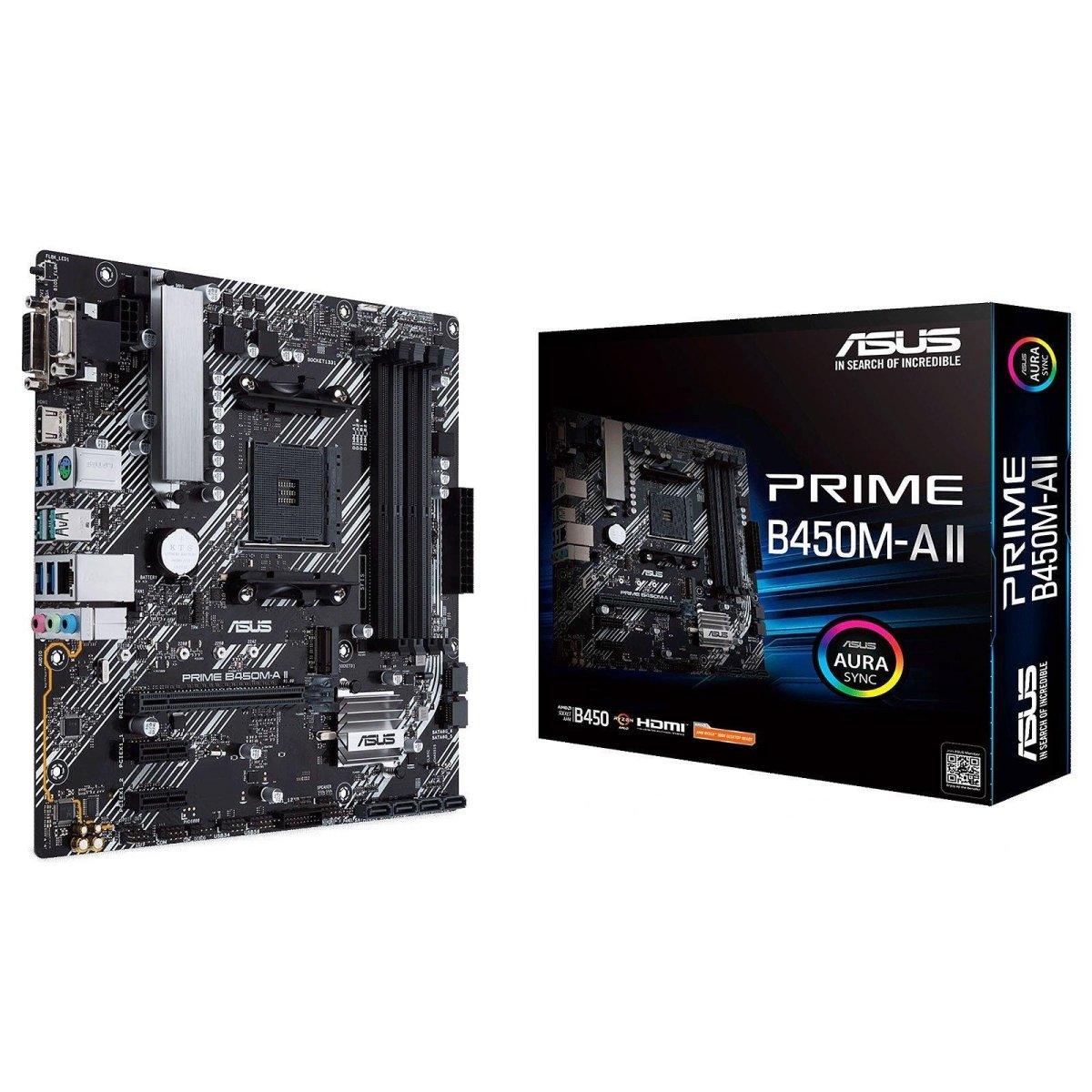 Asus Prime B450M-A II - Carte Mère | Socket AM4 AMD B450 prix maroc- Smartmarket.ma