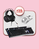 Cooler Master CH321 + Cooler Master CK351 + Cooler Master MM710 Matte Blanc prix maroc- Smartmarket.ma