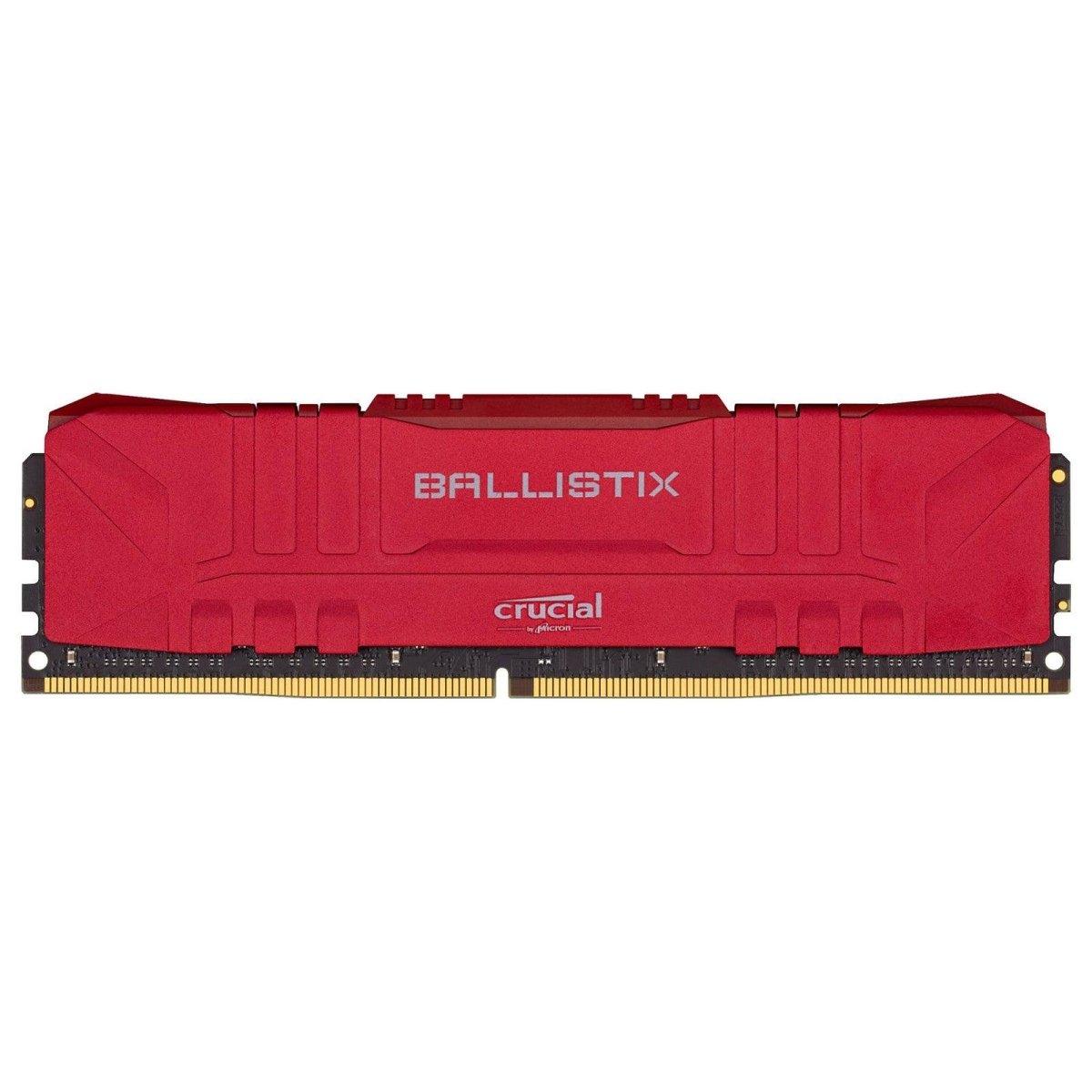 Crucial Ballistix rouge 16 Go (2 x 8 Go)  DDR4 3000 MHz CL15maroc Prix Barrette Memoire ram pas cher - smartmarket.ma