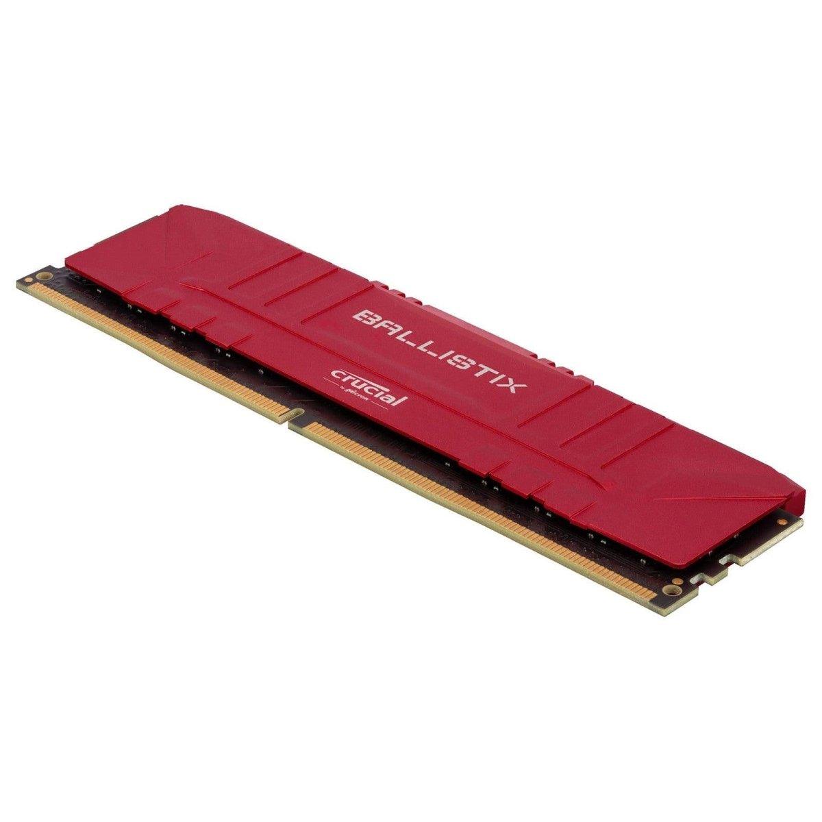 Crucial Ballistix rouge 16 Go (2 x 8 Go)  DDR4 3000 MHz CL15maroc Prix Barrette Memoire ram pas cher - smartmarket.ma