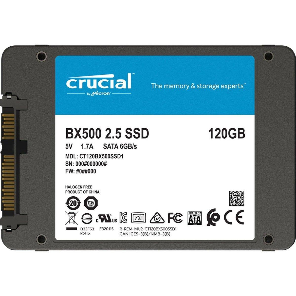 Disque Dur SSD Crucial BX500 120 Go Maroc Prix pas cher - smartmarket.ma