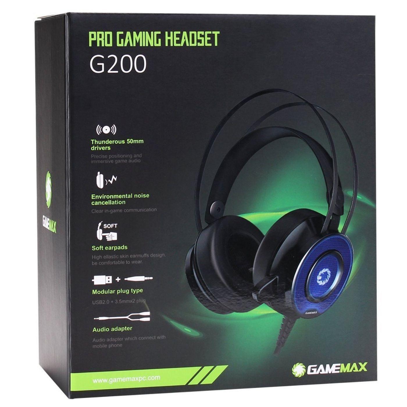 Casque Gamer Gamemax G200 PRO Maroc prix pas cher – smartmarket.ma