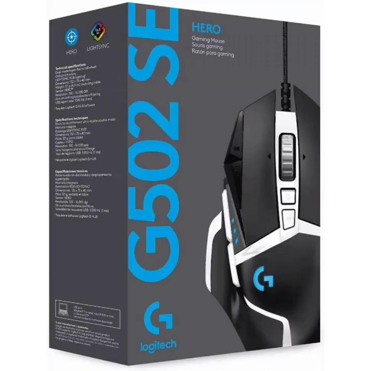 Logitech G502 SE Hero prix maroc- Smartmarket.ma