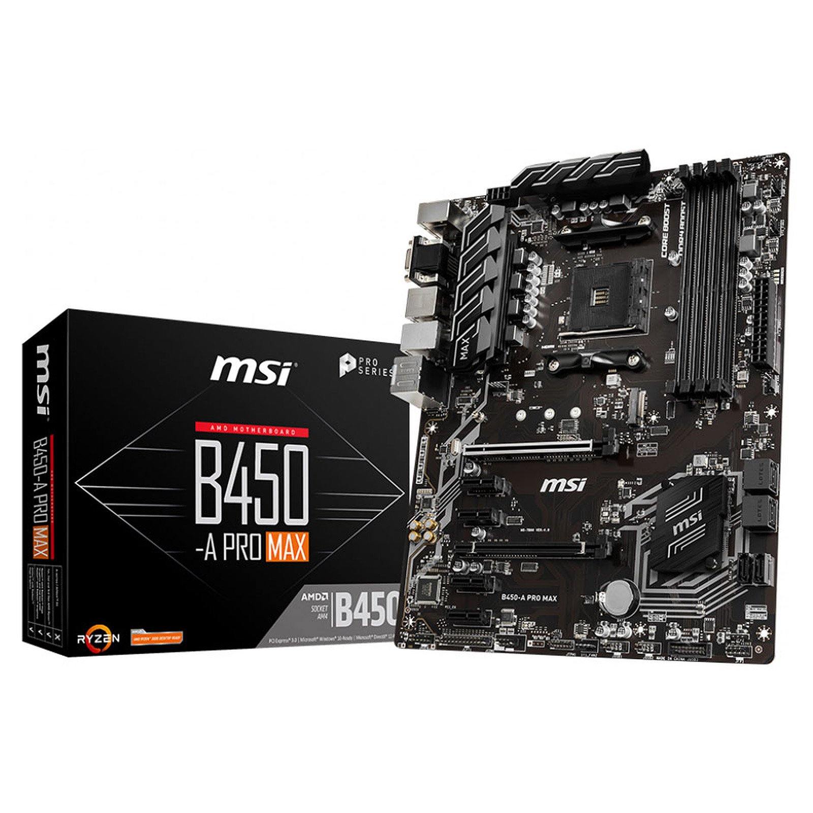 MSI B450-A Pro Max Maroc Prix Carte Mère pas cher - smartmarket.ma