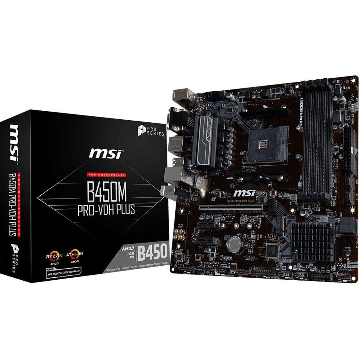 MSI B450M PRO-VDH PLUS - Smartmarket.ma