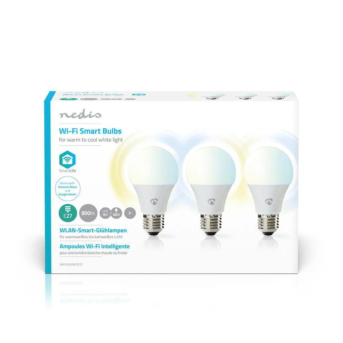 Nedis Ampoule connectée LED Intelligente Wi-FI Maroc Prix pas cher - smartmarket.ma