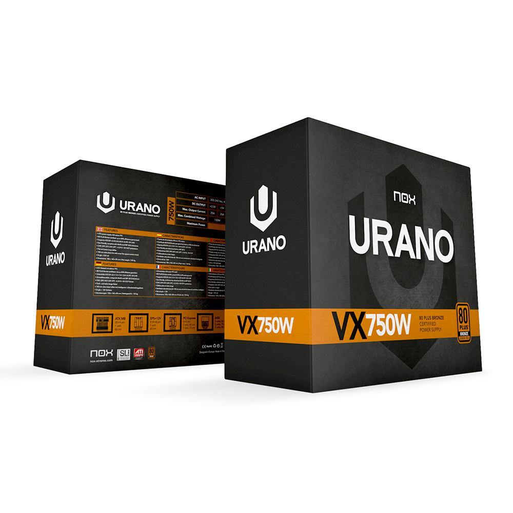 Nox Urano VX 750W 80Plus Bronze Maroc prix Alimentation PC pas cher - smartmarket.ma