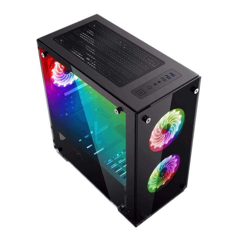 Pc Gamer - i7 7700K - RX 570 8 G - RAM 16 Go - SDD 128 Go - HDD 1 To prix maroc- Smartmarket.ma