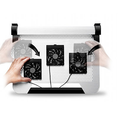 Notebook cooler Notepal U3 plus pour portable jusqu'au 19 pouces