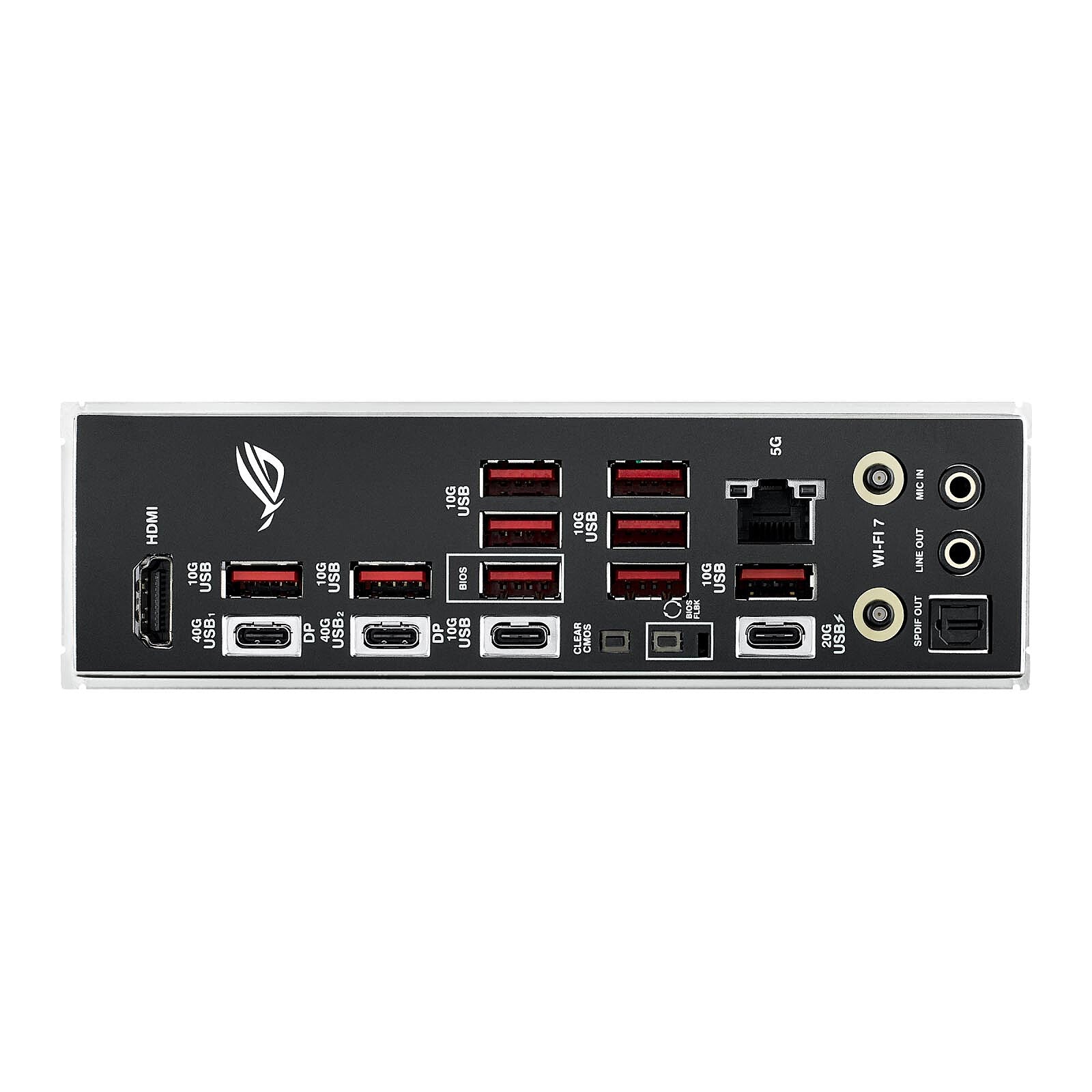 ASUS Rog Strix X870E-E Gaming WiFi ports