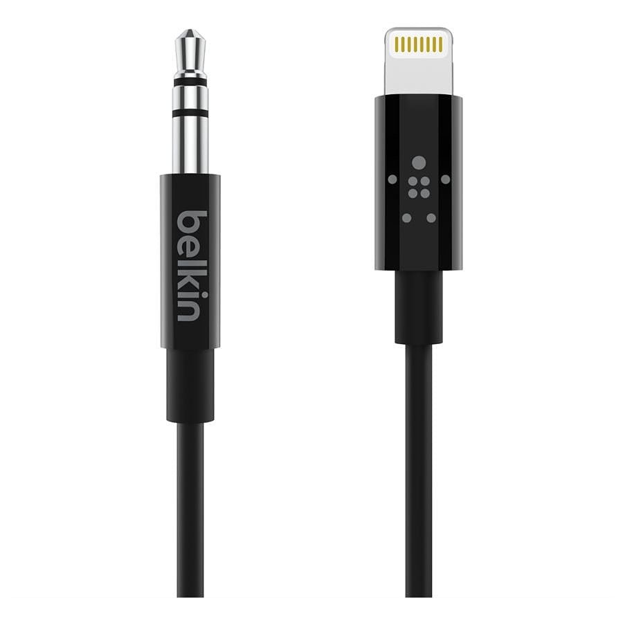 Belkin Câble audio 3,5 mm avec connecteur Lightning - 90 cm prix maroc- Smartmarket.ma