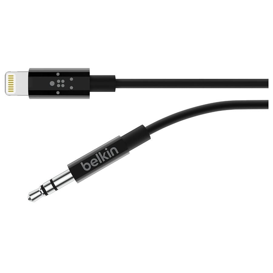 MN0005337668_1 Belkin Câble audio 3,5 mm avec connecteur Lightning - 90 cm prix maroc- Smartmarket.ma