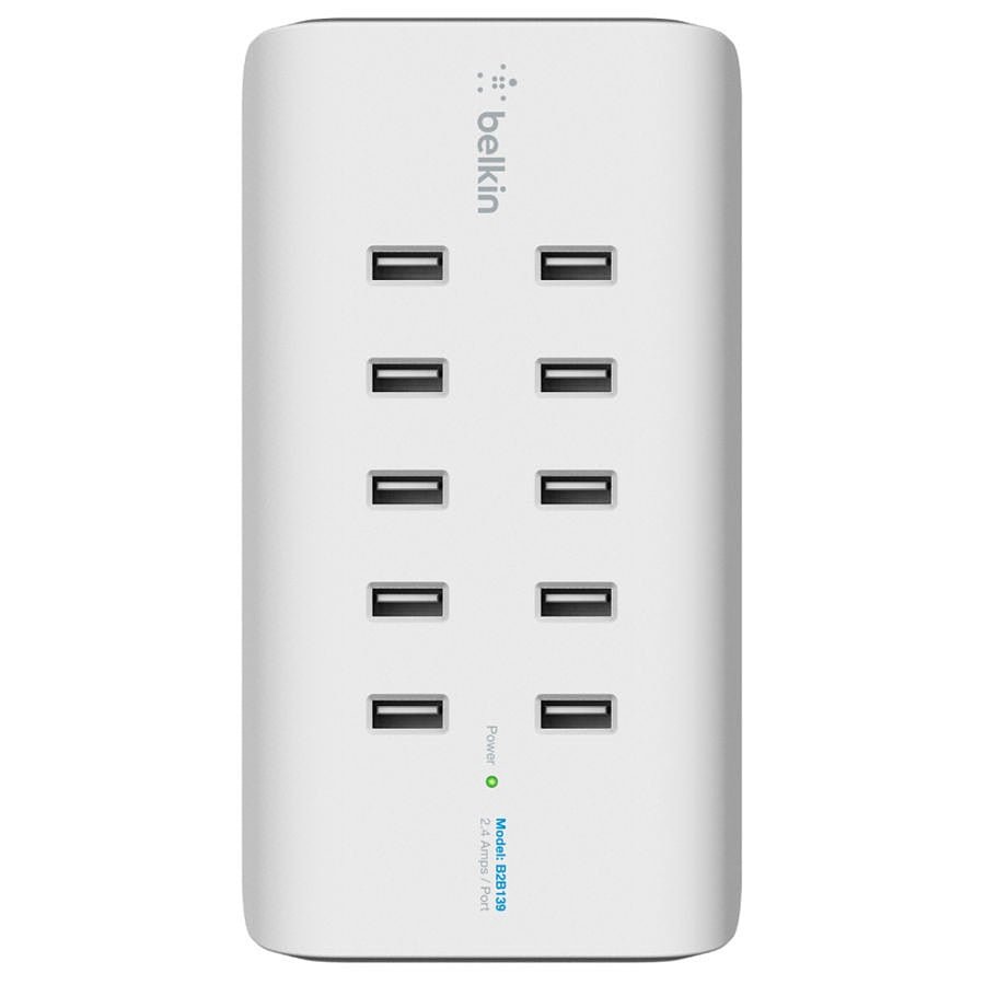 MN0005343685_1 Belkin Rockstar 10 USB (blanc) - 120W prix maroc- Smartmarket.ma