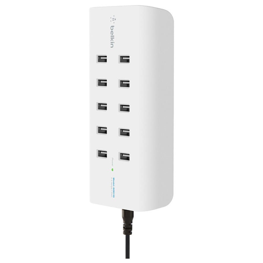 Belkin Rockstar 10 USB (blanc) - 120W prix maroc- Smartmarket.ma