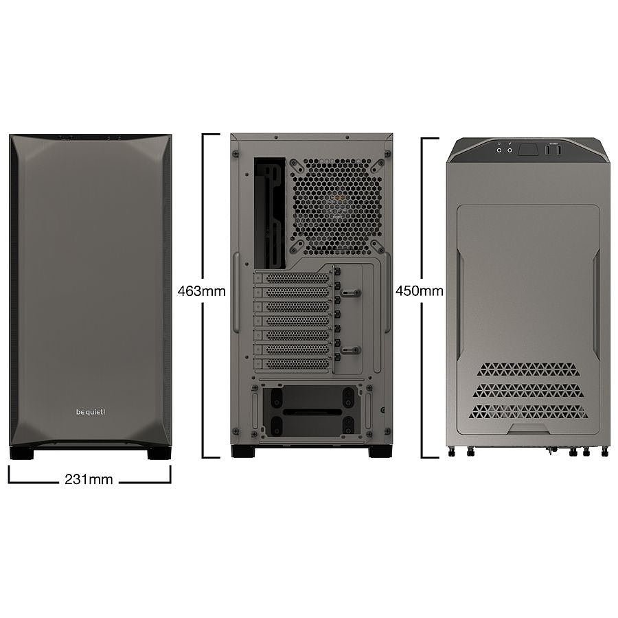 MN0005459182_1 be quiet! Pure Base 500 Window - Gris prix maroc- Smartmarket.ma