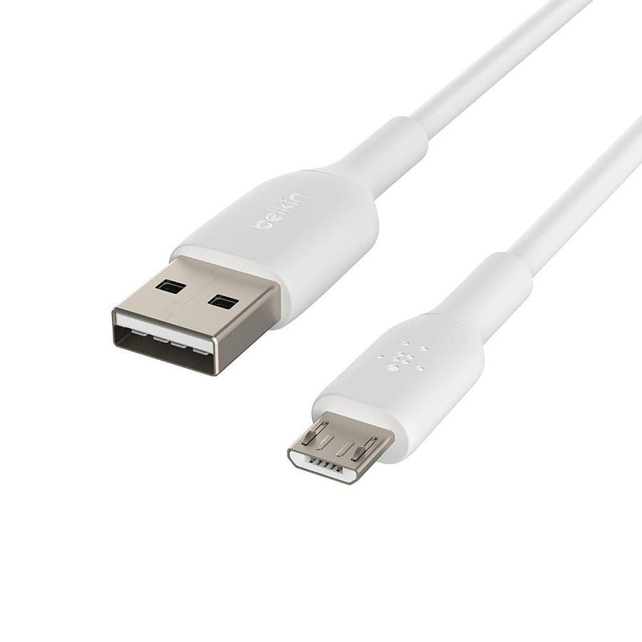 Câble USB-A vers Micro-USB (blanc) - 1 m prix maroc- Smartmarket.ma