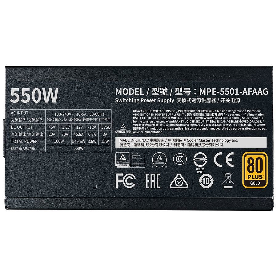 MN0005709456_1 Cooler Master MWE 550W FM V2 - Gold prix maroc- Smartmarket.ma