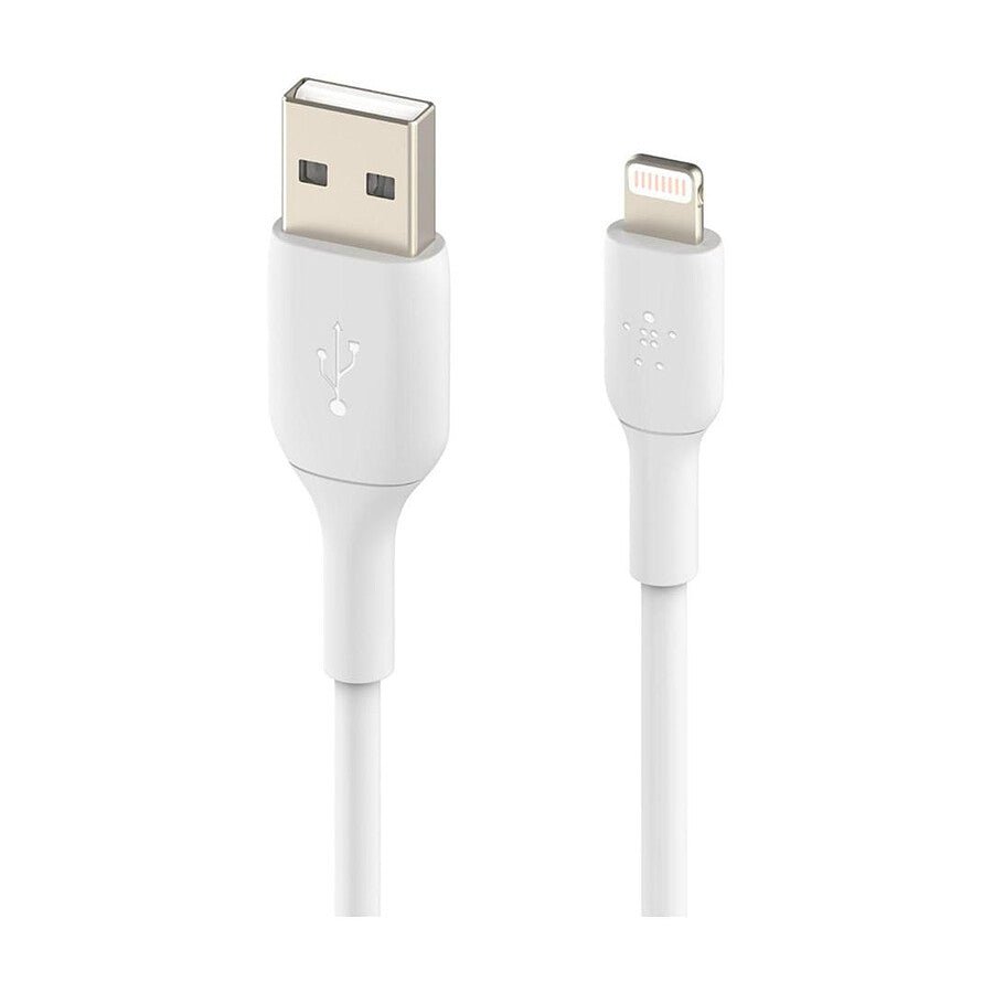 Câble USB-A vers Lightning MFI (blanc) - 1 m prix maroc- Smartmarket.ma