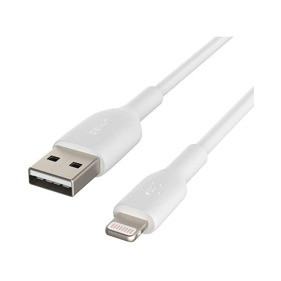 Câble USB-A vers Lightning MFI (blanc) - 2 m prix maroc- Smartmarket.ma